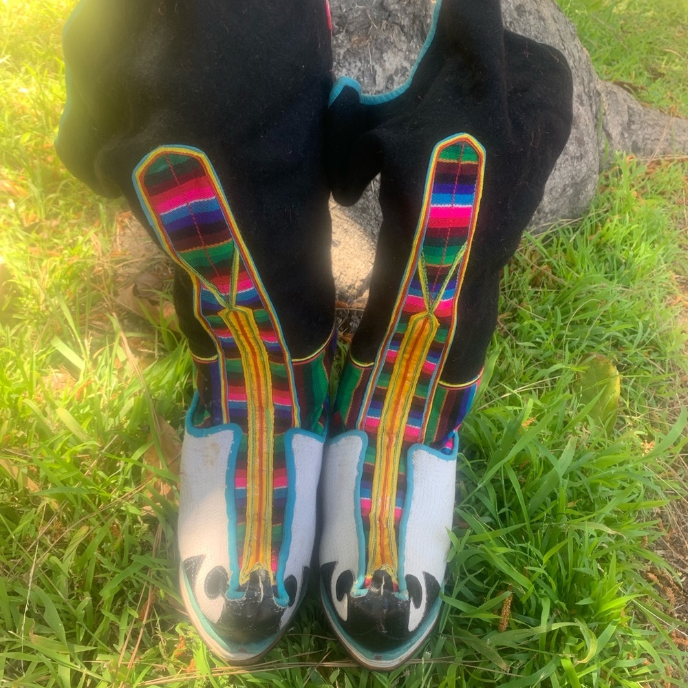 BURNING MAN ✨ Handmade Vintage traditional Hmong/Thai boots